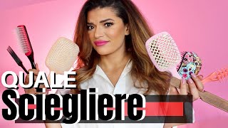 LE MIGLIORI SPAZZOLE PER I CAPELLI RICCI  SUPER BUSH  DENMAN BRUSH  PETINE AFRO [upl. by Skcirdnek199]