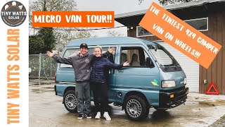 WE BOUGHT THE TINIEST 4x4 CAMPER VAN IN THE WORLD [upl. by Rotsen]