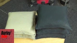 DIY Cornhole Bean Bag How To [upl. by Mixam]