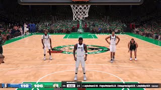 NBA 2K24 Finals Mode  CELTICS vs MAVERICKS FULL GAME 5  Ultra PS5 Simulation [upl. by Jeffy]