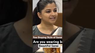 Few Draping Style of Saree motivation ias upsc facts shorts [upl. by Nerrej]