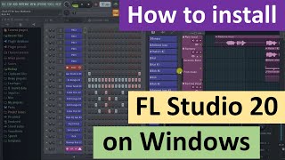 How to install FL Studio 20 on Windows [upl. by Agemo]