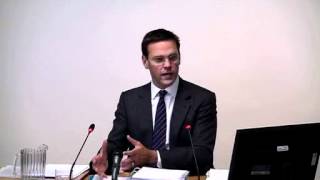 James Murdoch testifies in Leveson inquiry [upl. by Ariamoy]