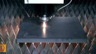 LASERMAK CO2 Laser  6kW  25 mm mild steel [upl. by Jacques385]