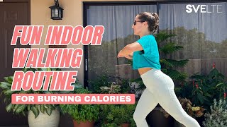 Fun Indoor Walking Routine For Burning Calories [upl. by Adnwahsar328]