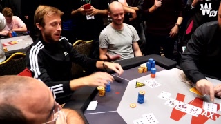 ♠♣♥♦ WPO Dublin 2018  Day 3 Adrien Delmas en Table TV [upl. by Blackmun968]