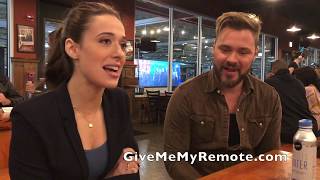 CHICAGO PD Patrick John Flueger amp Marina Squerciati Tease a Burzek Moment in the Crossover [upl. by Pembrook481]