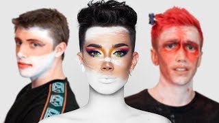 SIDEMEN TRY JAMES CHARLES MAKE UP TUTORIAL [upl. by Ardekal]