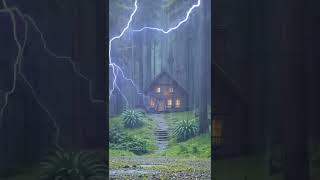 Thunderstorms and Heavy Rain Sounds for sleeping  Relaxing Rain sounds [upl. by Krenn961]