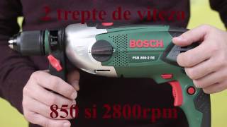 Bormasina cu Percutie Bosch PSB 8502 RE  AtelierulTauro  Wunder Haff [upl. by Rumilly]