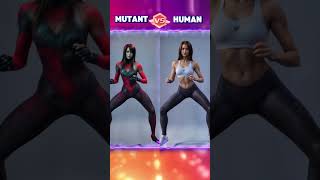 Watashi Wa Star ✨ Mutant vs Human AI shorts tiktok [upl. by Alesi]