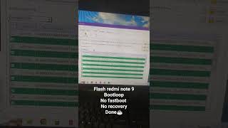 flash redmi note 9 bootloop no fastboot no recovery [upl. by Sitof]