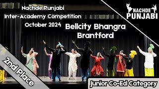 Bellcity Bhangra  2nd  Junior Co Ed  5th Nachde Punjabi InterAcademy Competition  October 2024 [upl. by Pickett]