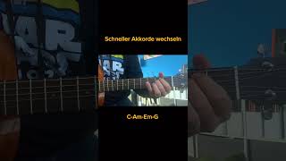 Akkorde schneller greifen mit diesem Trick gitarrelernen gitarrenlehrer gitarre [upl. by Stefan311]