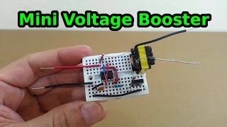 Mini Voltage Booster  6 to 600 volts [upl. by Yrrej]