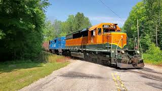 You Can HEAR This Heavy Freight Train Long Before You See It trains trainvideo  Jason Asselin [upl. by Aurlie]