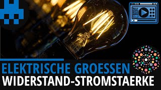 Elektrische Größen Widerstand und Stromstärke │Physik Lernvideo Learning Level Up [upl. by Idahs]