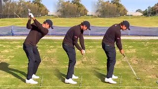 Adam Scott Golf Swing  IRON SEQUENCE  Full Speed  SLOW MOTION [upl. by Normand837]