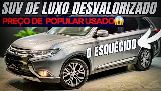 😱 SUV DE LUXO USADO COM PREÇO DE POPULAR DESPREZADO MAS QUE VALE A PENA Mitsubishi Outlander [upl. by Auoz]