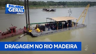 Obras de dragagem em 10 pontos entre Manicoré e Porto Velho [upl. by Ytnom399]