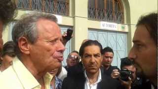 Zamparini e Lo Monaco confronto con Tifoso incazzato [upl. by Adamina]