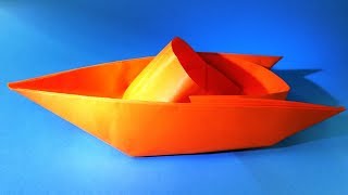 How to make a paper boat that floats Origami boat [upl. by Peltier]