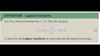 Introduction to Laplace Transformation L1 and Lt [upl. by Aholah81]