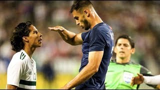 Lainez vs Miazga Momento exacto e la Bronca donde Miazga se burla de Lainez  MÉXICO VS USA [upl. by Noizneb]