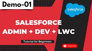 Salesforce ADMIN  DEV  LWC Demo 01  Salesforce ADMIN  DEV  LWC  Tutorial for Beginners [upl. by Terryn]