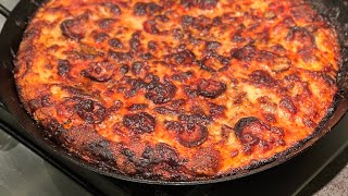 How To Make The Best Cast Iron Pizza EVER [upl. by Wylie]