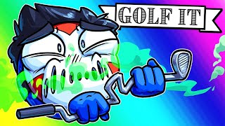 Golfit Funny Moments  Delirious Finally Plays Again Hole In One Challenge [upl. by Kcyred]