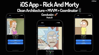 31 Clean Architecture  MVVM  Coordinator  Conclusión  iOS App Rick And Morty [upl. by Daffi270]