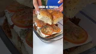 Lanche na travessa pro fds pão barbecue carne moída queijo e tomate que fryer 5 min e pronto [upl. by Sholley]