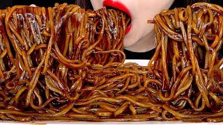 ASMR BLACK BEAN NOODLES JJAJANGMYEON 짜장면 먹방 MUKBANG EATING SOUNDS 咀嚼音ジャージャー麺  ZOEY ASMR [upl. by Huppert]