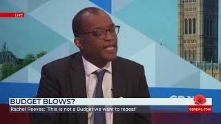 Kwasi Kwarteng The OBR quotThink Along the Same Lines as Labourquot [upl. by Doraj414]