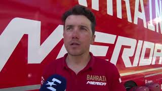 Domenico Pozzovivo  intervista post gara  Tappa 5  Tour of the Alps 2018 [upl. by Harday634]