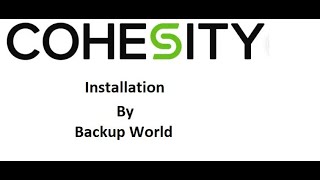 Cohesity Cluster installation Cohesity Backup and Restore deep drive [upl. by Nad763]