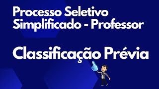 Processo Seletivo Simplificado  Professor [upl. by Anital]