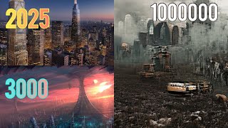 Future of New York City 2025  1000000 Timelapse [upl. by Codi146]