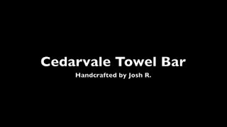 How Its Made  Cedarvale Towel Bar [upl. by Aitnwahs]