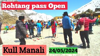 Rohtang pass finally Open in Manali 24 May 2024 Rohtang pass latest update 24052024 [upl. by Magel]