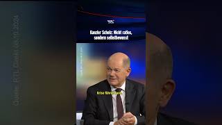 Kanzler Scholz super selbstbewusst  heuteshow shorts [upl. by Lletnahc695]