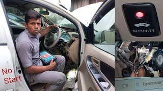 How To Fix security Light Flashing Toyota Innova  Car Doesnt Start  DTC Code B2799 [upl. by Akinehc]