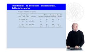 Distribuciones de frecuencias unidimensionales Tablas de frecuencias   UPV [upl. by Vallie]