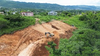 Montego Bay Bypass Construction Fairfield Interchange and Toll Plaza Montegobaybypass mobay [upl. by Rourke]