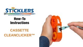 Sticklers Cassette CleanClicker HowTo Instructions [upl. by Yecaw]