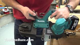 MAKITA Cordless Portable Band Saw XBP01 [upl. by Yasnil]