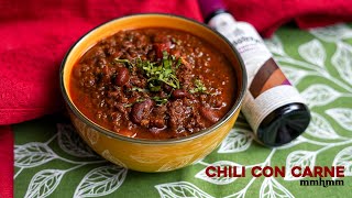 Homemade Chili Con Carne Easy amp Absolutely Delicious Recipe [upl. by Eetnod]