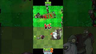 Pvz 2 Vs Pvz  Doom Shroom Potato Mine Peashooter Plant Team Vs Gargantuar zombie Team shorts [upl. by Saenihp]