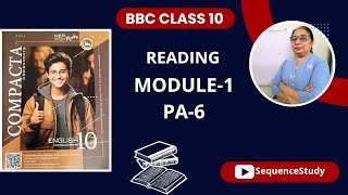 CLASS 10 bbc compacta MODULE1 PA6  SOLVED amp EXPLAINED [upl. by Ahsap]